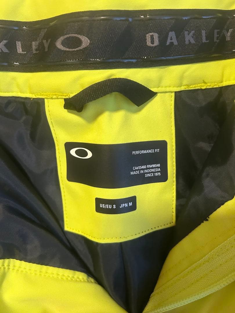 Oakley 蛍光イエロー スノーボードパンツ