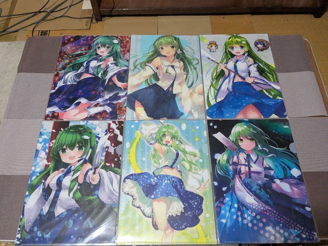 東方project　東風谷早苗 A4クリアファイル 14枚セット