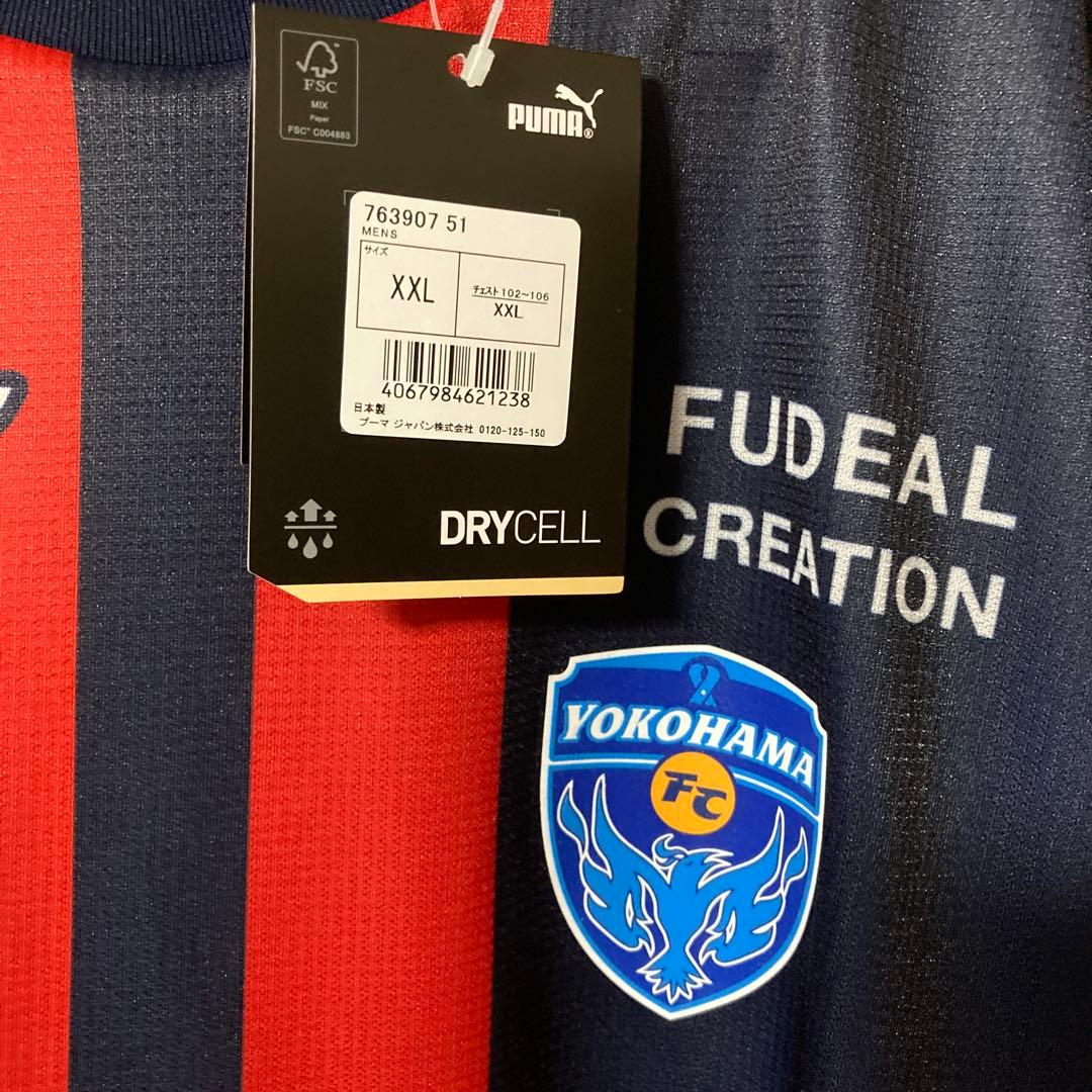 Yokohama FC オーセンティックユニフォーム2024夏　ネイビー/レッド