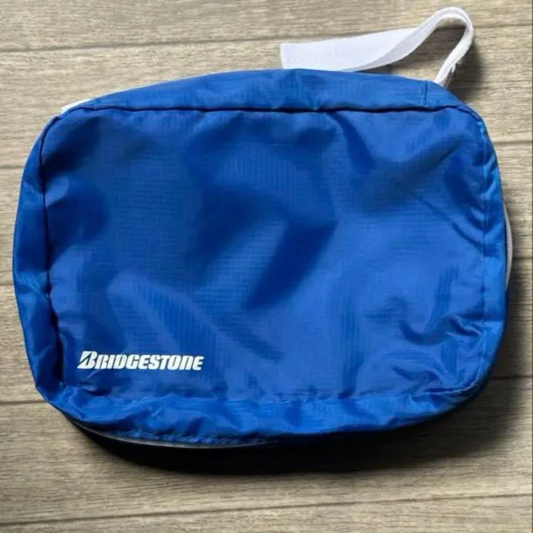 レア BRIDGESTONEトラベルポーチ & BBB バーエンド シルバー