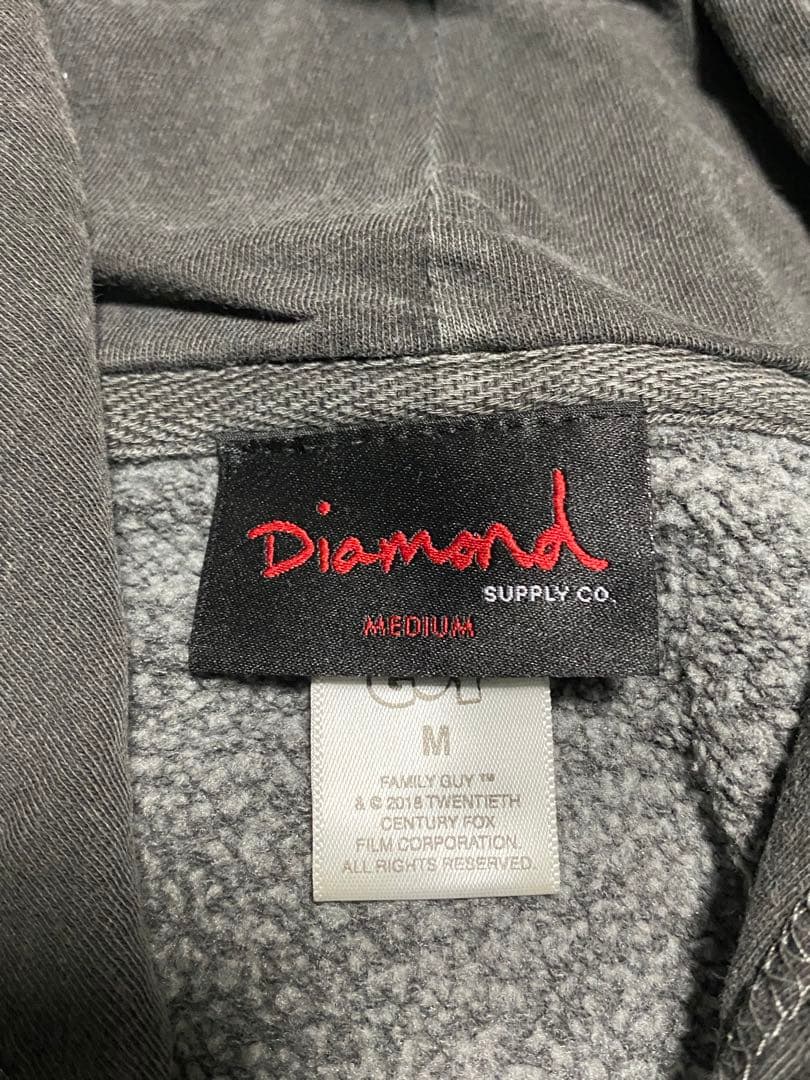 ファミリーガイ× diamond supply.co コラボ パーカー