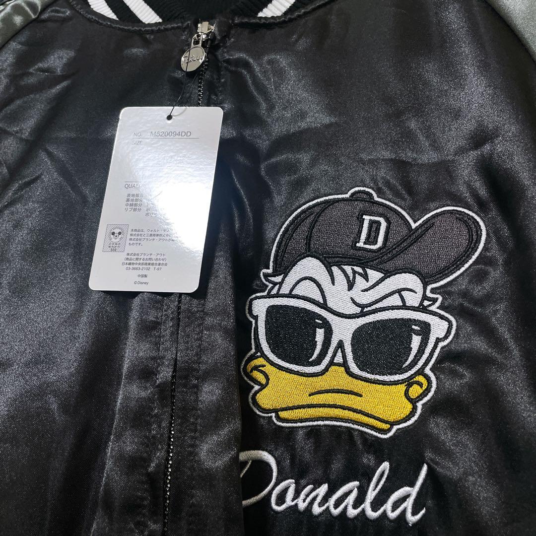 新品　ディズニー　スカジャン　スタジャン　ドナルドダック 上着　LL XLサイズ