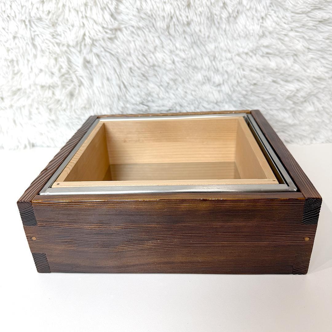 【美品】 電調 焼杉枠 湯葉鍋 湯煎式 2～4人用 IH対応 ステンレス