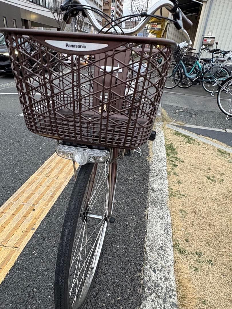 中古Panasonic電動アシスト自転車　16Ah 大阪　095