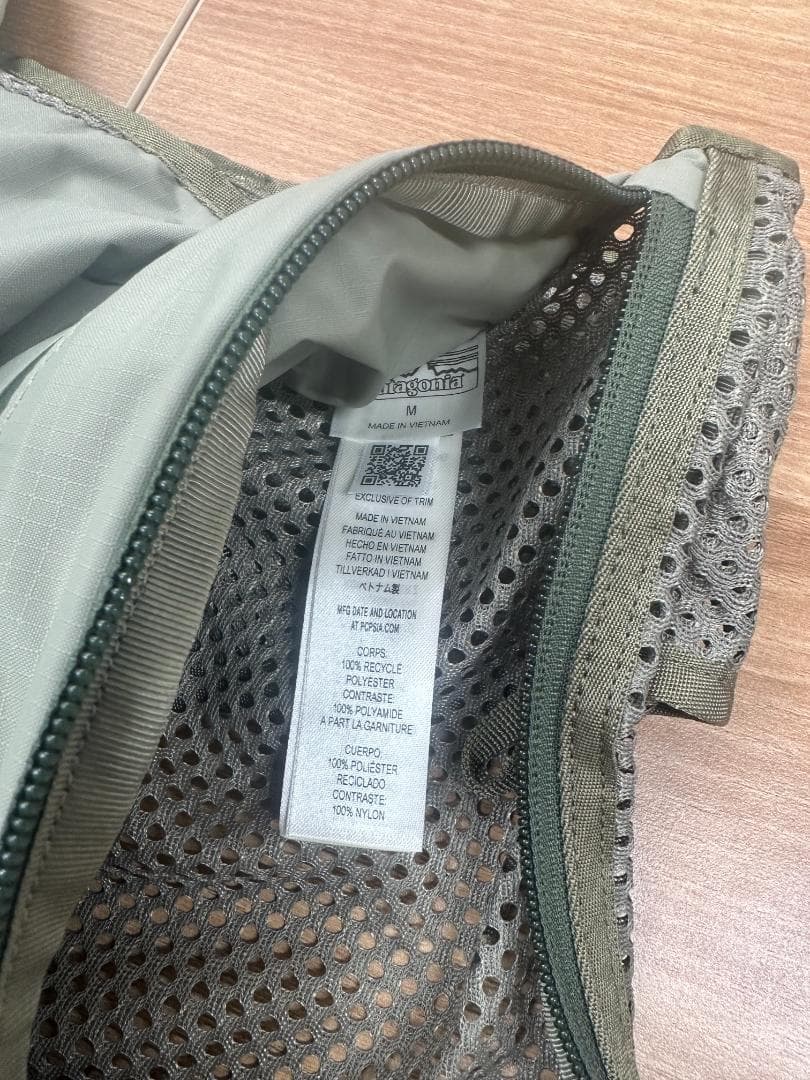 【最終価格】Patagonia フィッシングベスト M オリーブグリーン