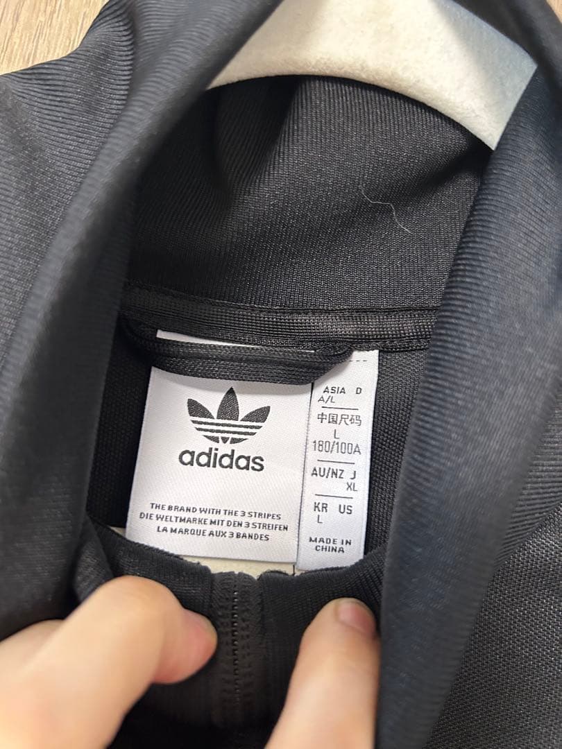 adidas originals ジャージ 上下セット ブラック L