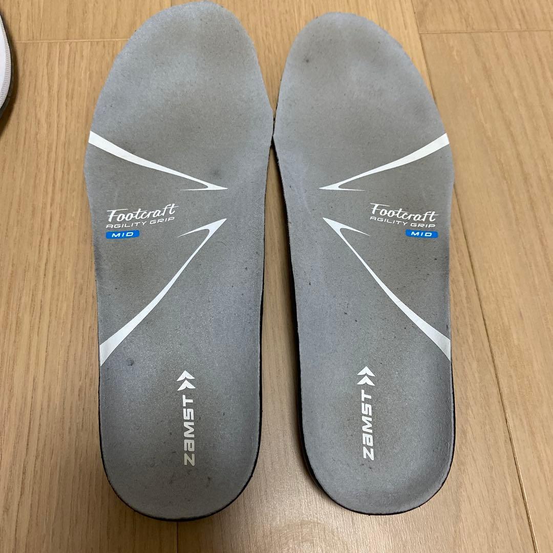 エゴザル　バッシュ　ZAMSTインソール付き グレー 25.5