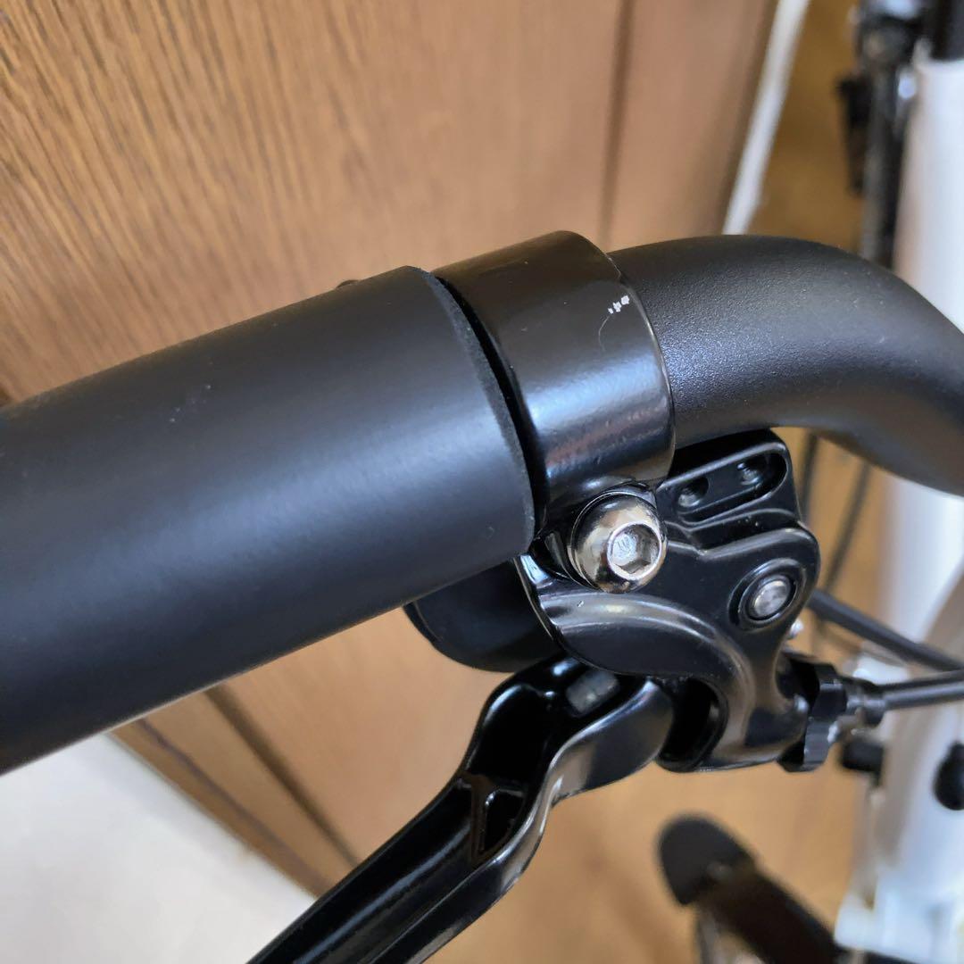 litepro 折り畳み自転車　折りたたみ　本体　白　ホワイト