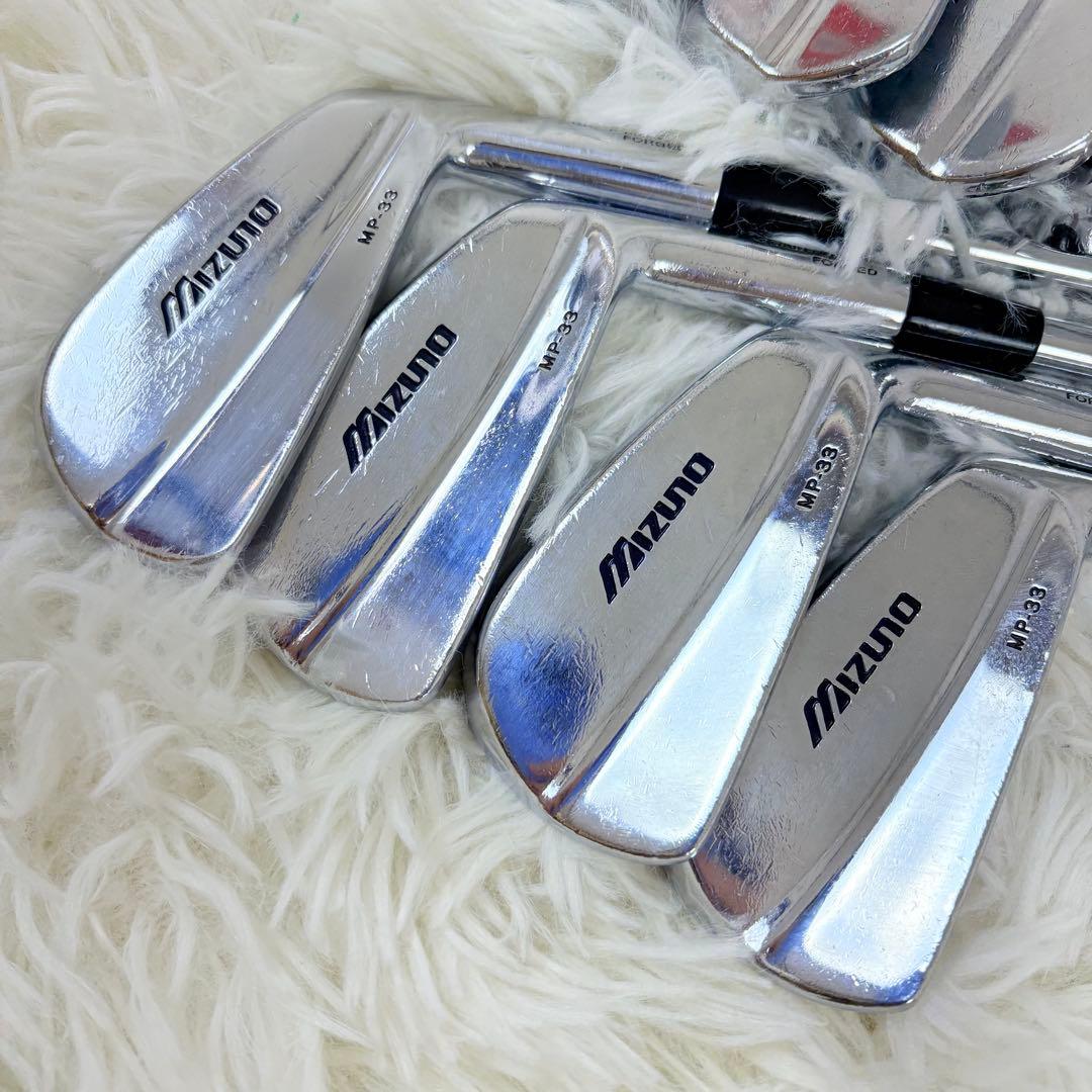 MIZUNO MP-33 メンズアイアンセット 8本 マッスルバック クラブ