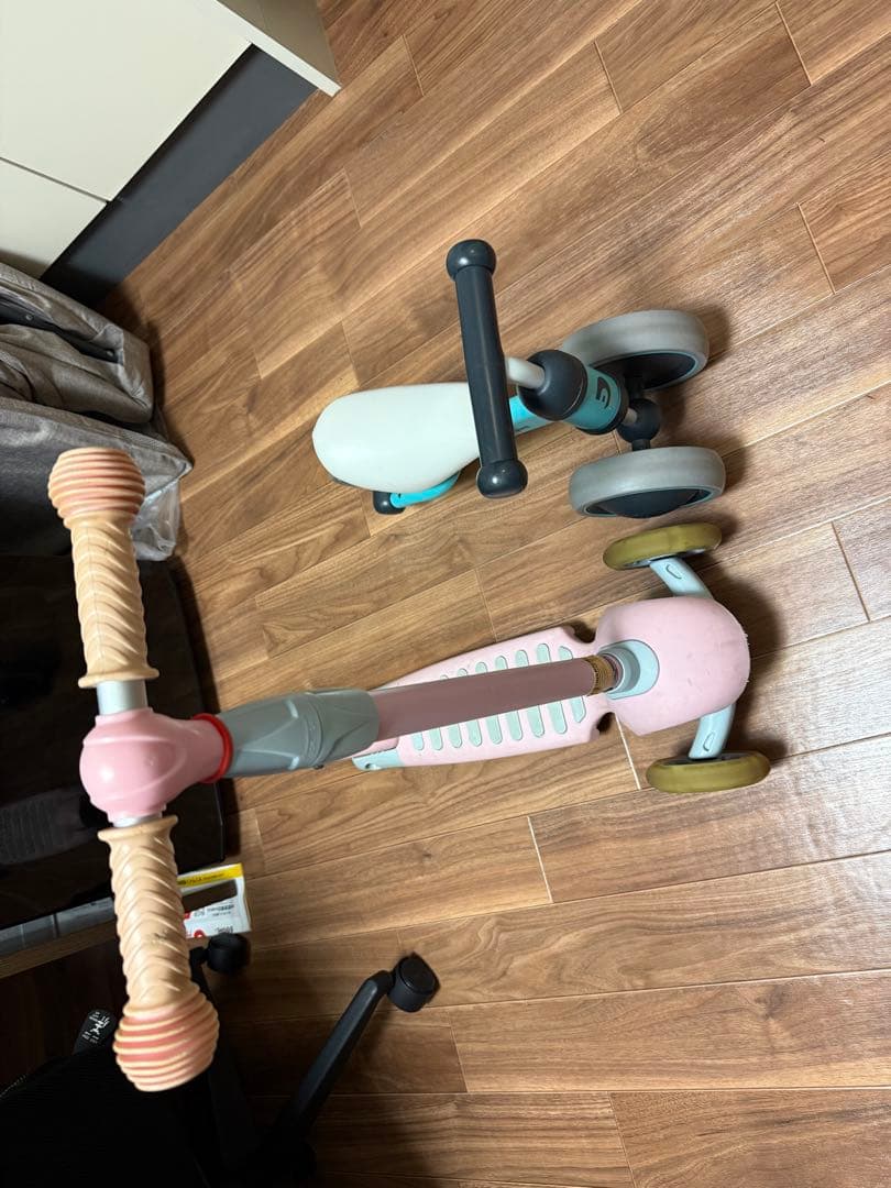 バランスバイク・ペダルなし自転車 ピンク