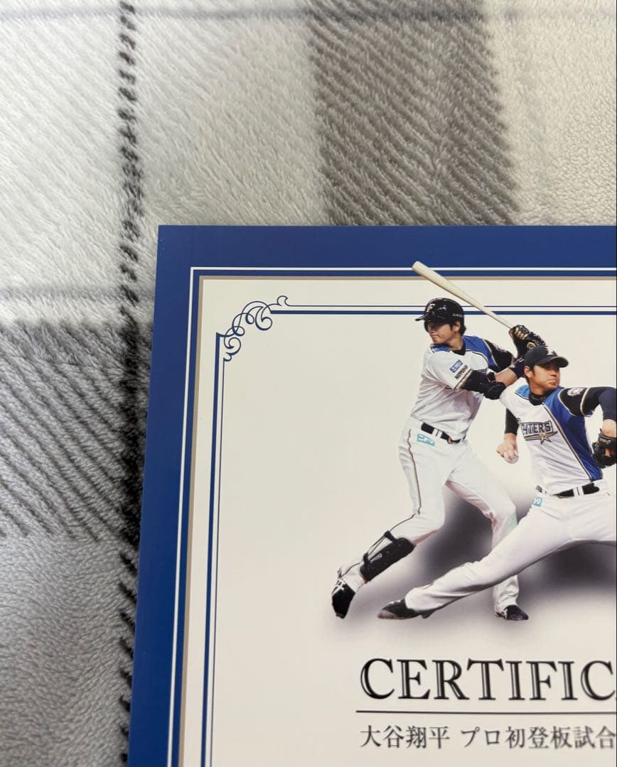 大谷翔平 クリアファイル プロ初登板試合　観戦証明書付き