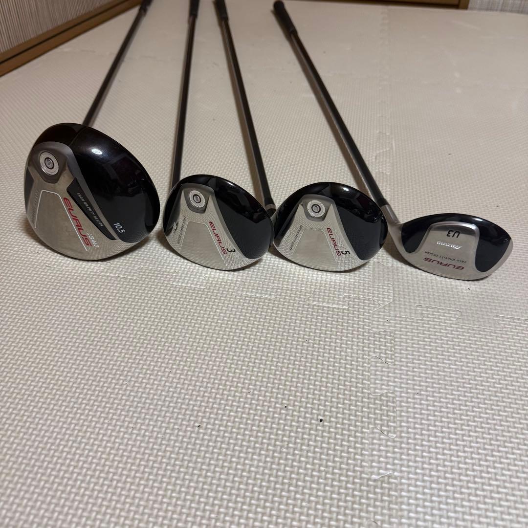 初心者お勧め MIZUNO EURUS メンズ ゴルフセット 14本 フルセット