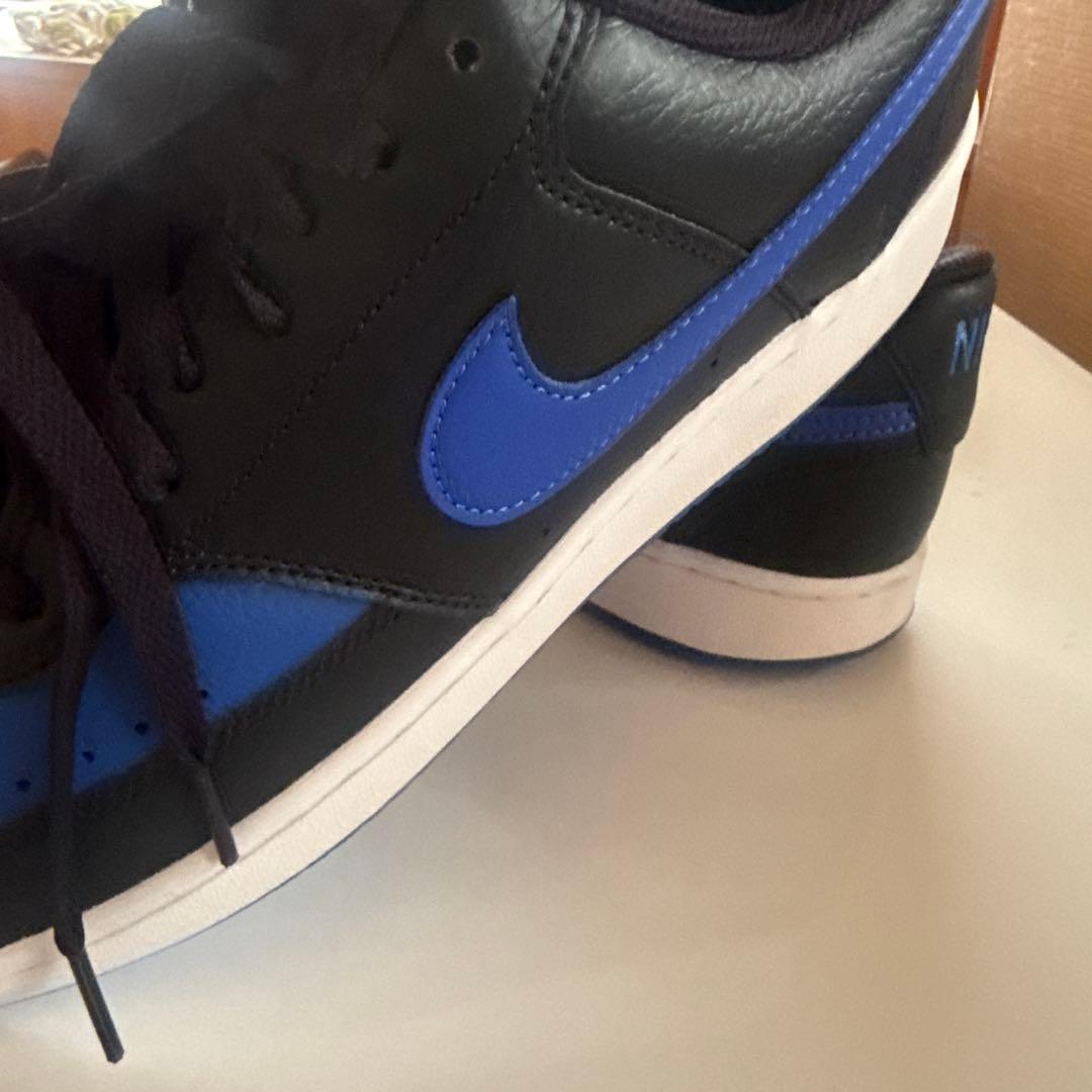 Nike (ナイキ) メンズ コートビジョン ローシューズ ブラック ブルー