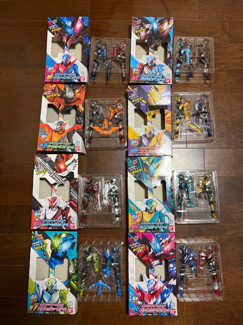 仮面ライダービルド ボトルチェンジライダーシリーズ 01〜08完品