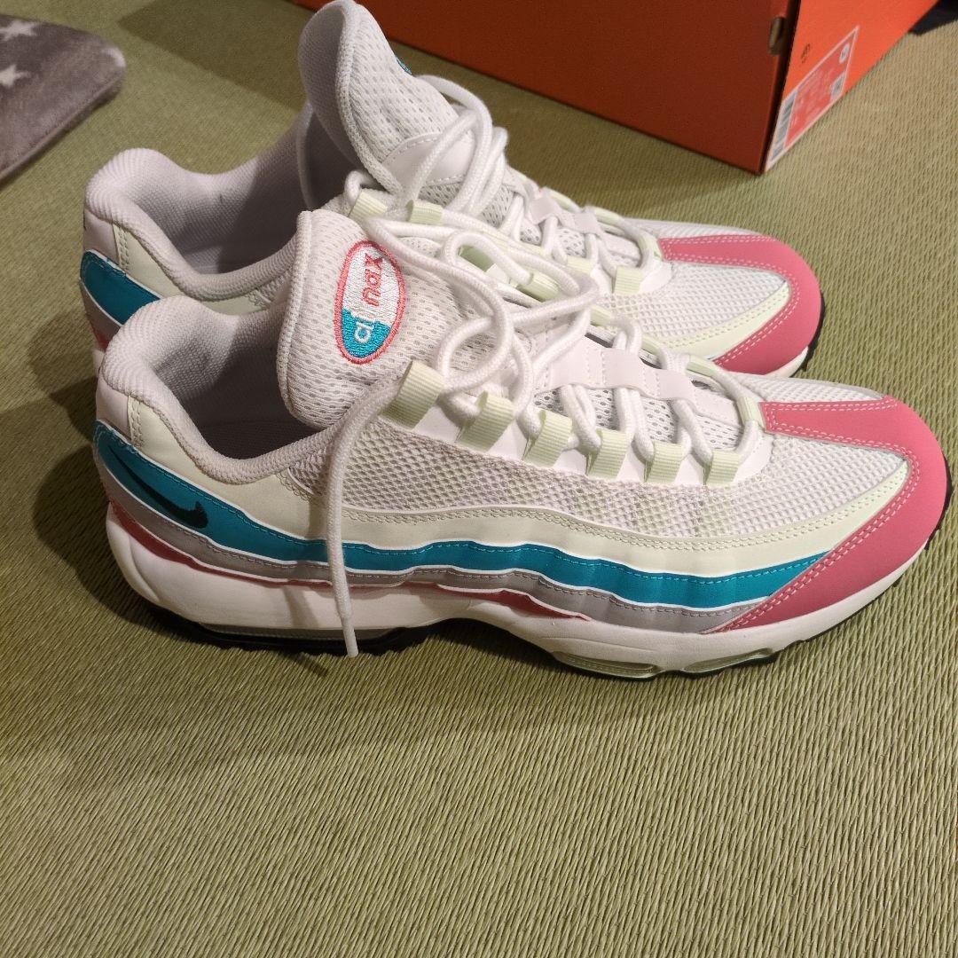 Nike Air Max 95g ホワイト/ピンク/ブルー