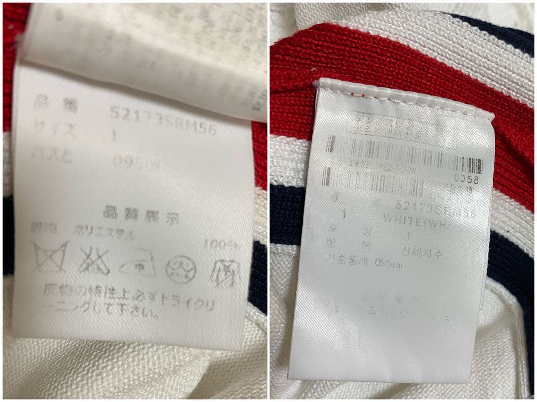 人気完売パーリーゲイツ ニットセーター1 白　マスターバニーゴルフトップス秋冬春