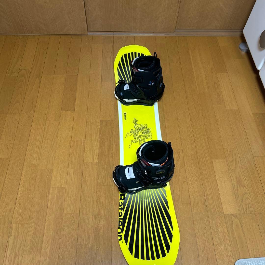 BataleonStuntWood 140cm ブーツ、バイン3点セットおまけ付
