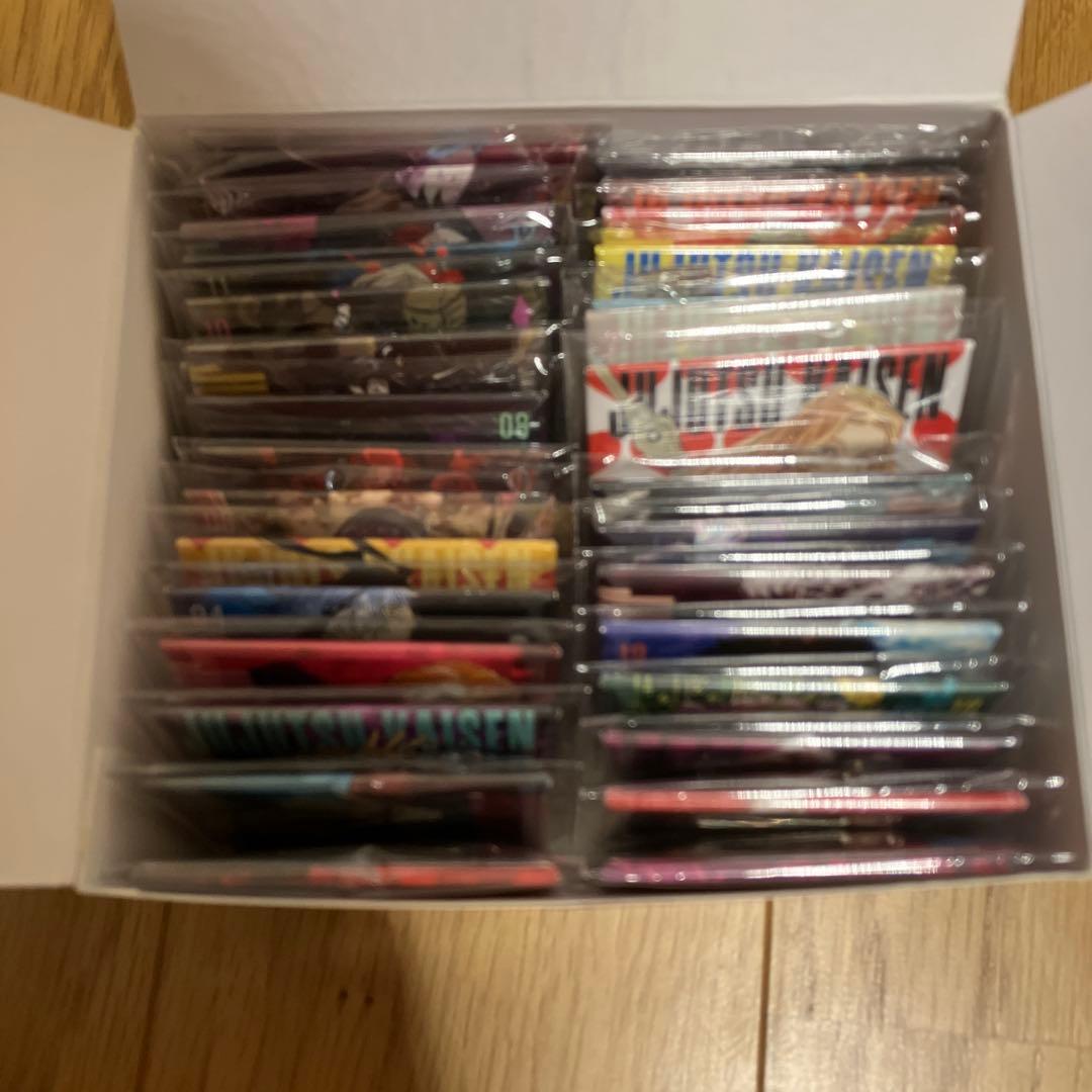 呪術廻戦 スクエアカバー缶バッジ 応募者全員サービス 1BOX 開封済