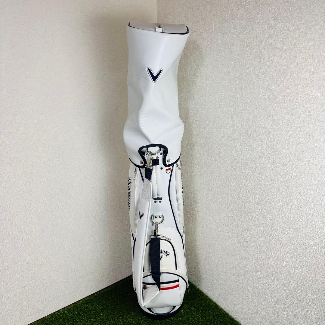 【人気モデル】Callaway キャディバッグ 8.5型 白