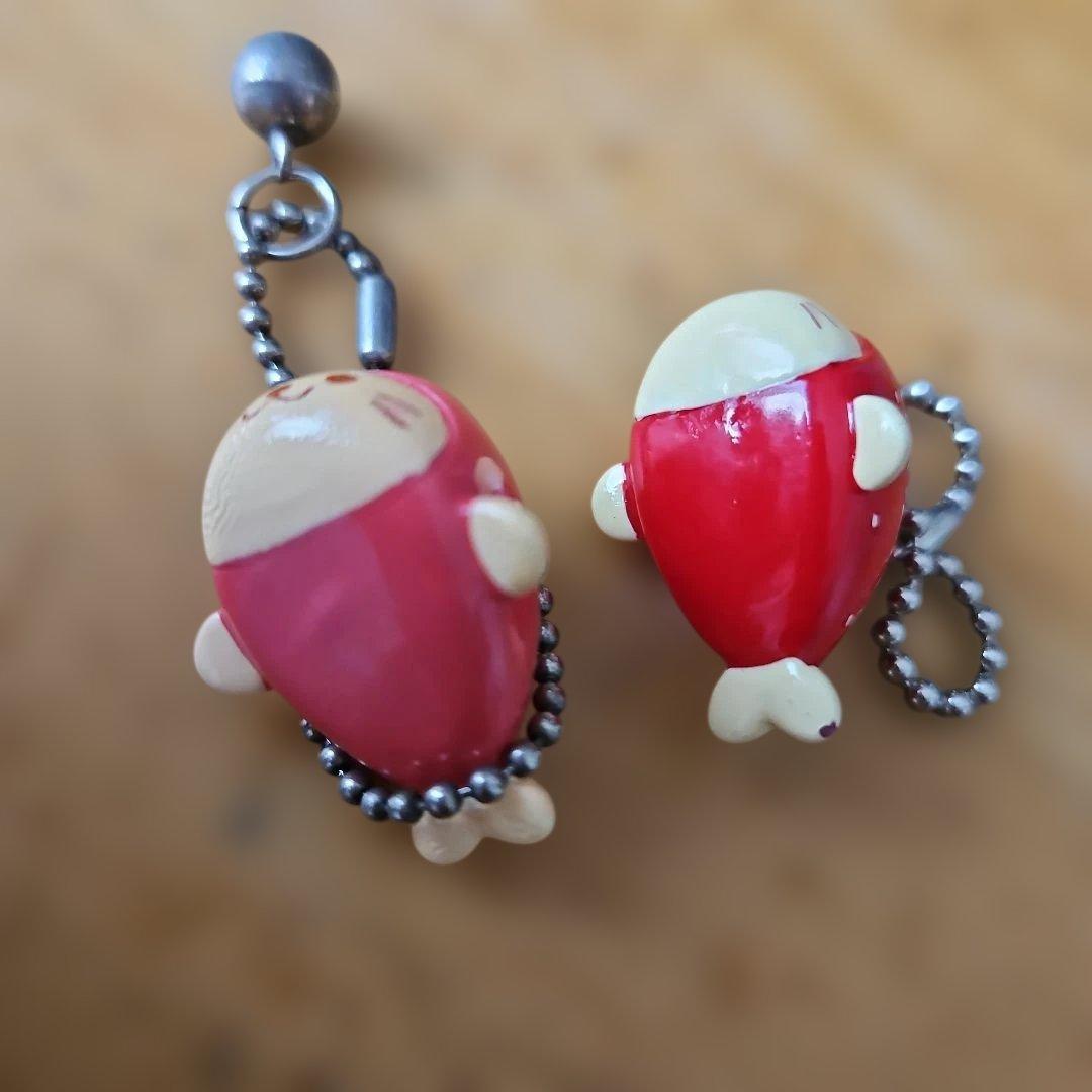 しろたん フルーツ　 着ぐるみ アザラシ キーホルダー チャーム