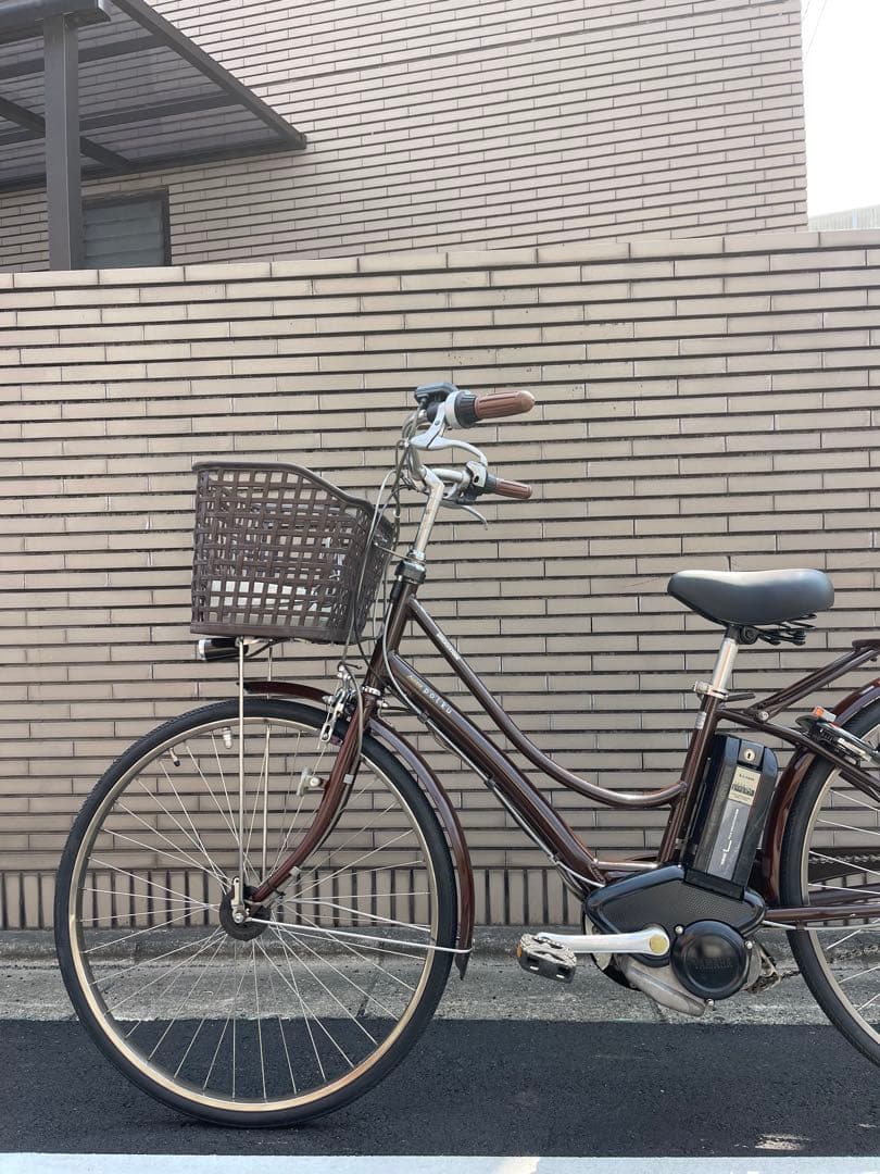 8.9ahブリヂストン電動アシスト自転車 ブラウン シティタイプ26CBNA40