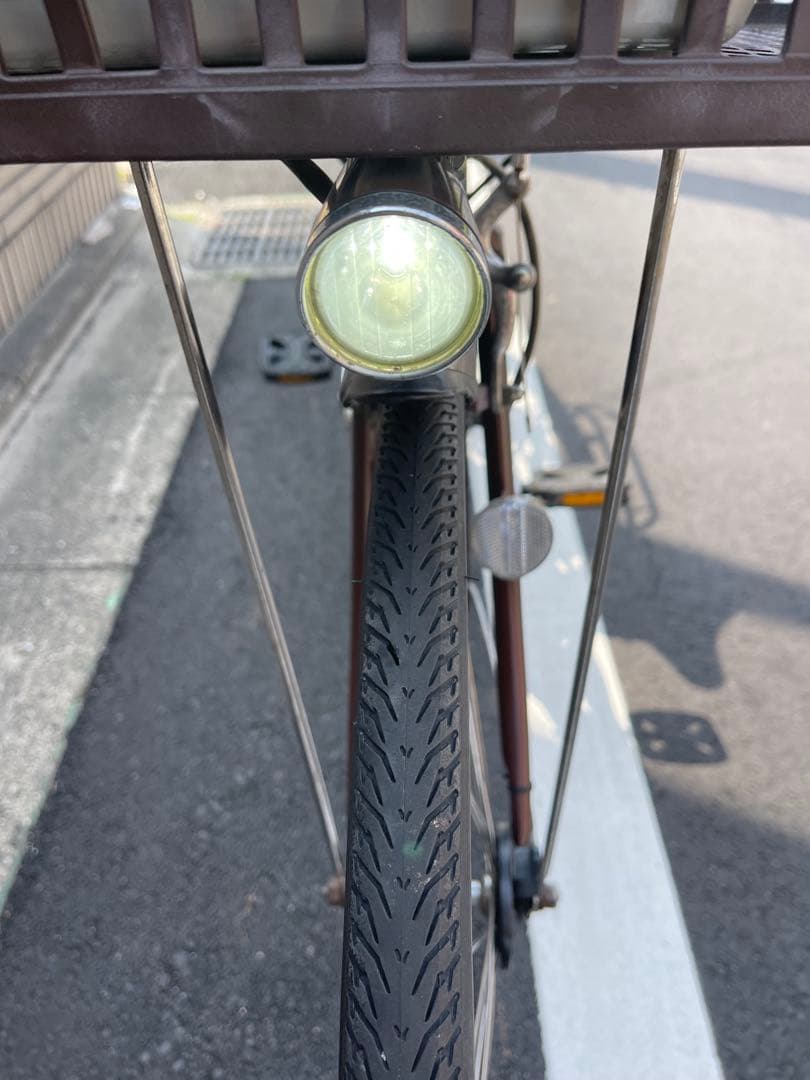 8.9ahブリヂストン電動アシスト自転車 ブラウン シティタイプ26CBNA40