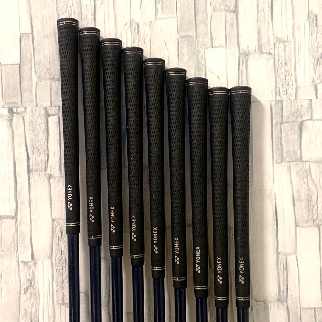 良品希少レフティ左利き用 YONEX CYBERSTAR 5000 アイアン9本
