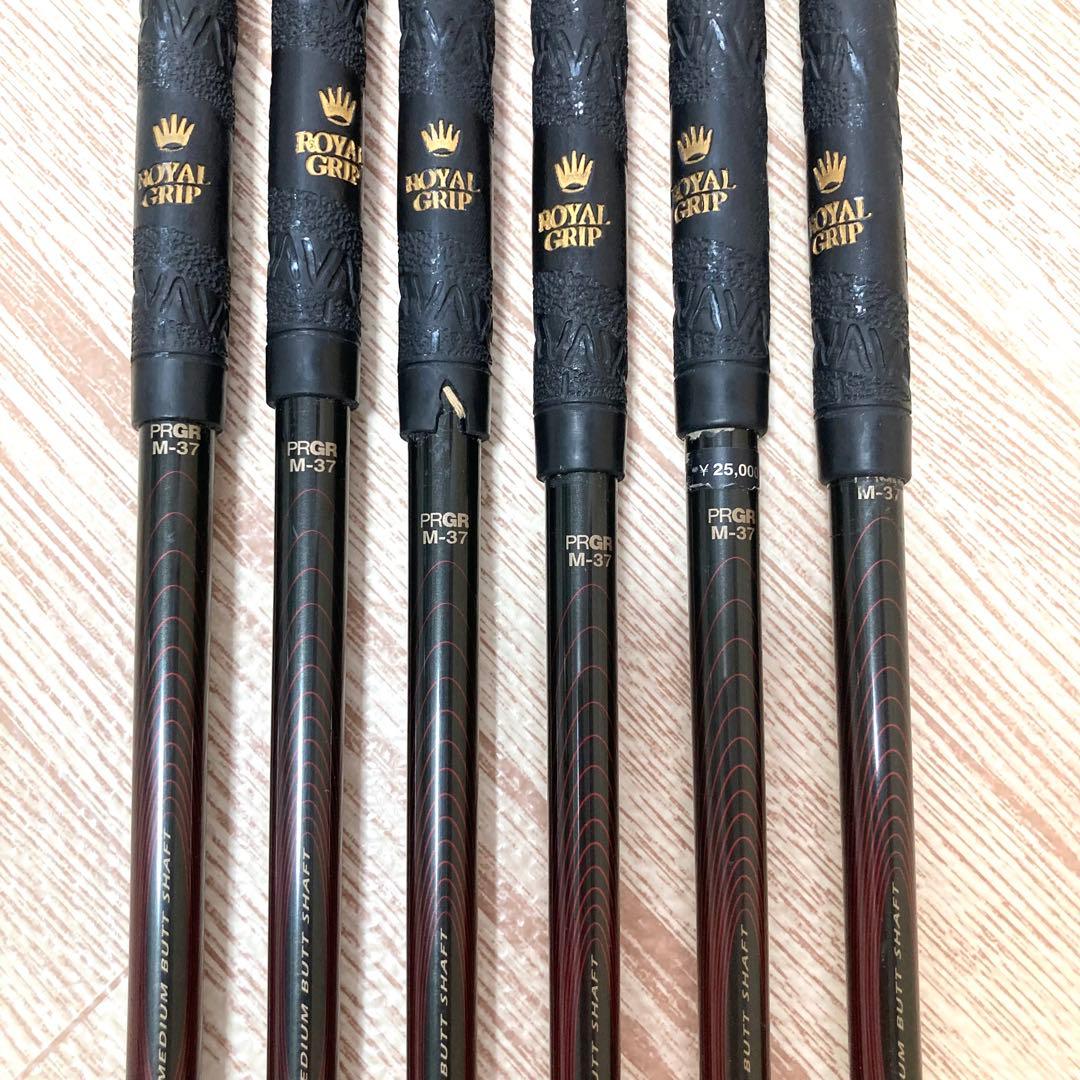 名器☆PRGR　ドリームアイアン 6本セット　HIS ut100 M-37