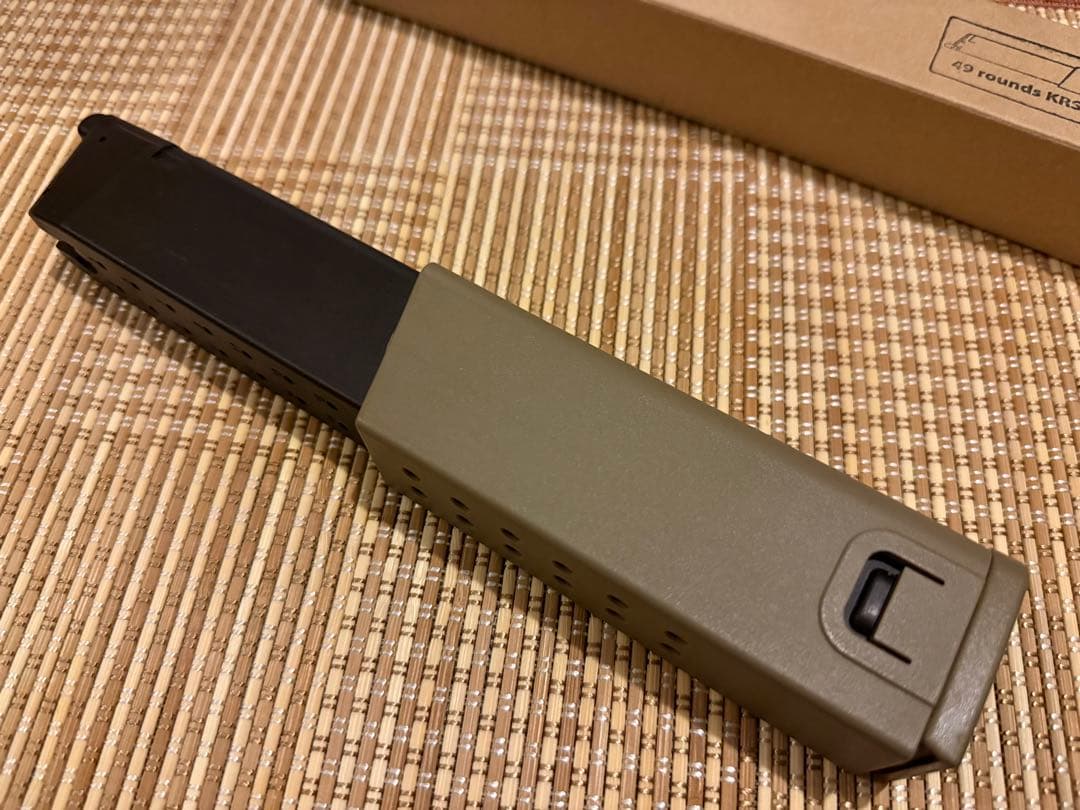 KSC/KWA KRISS Vector GBBロングマガジンTAN②