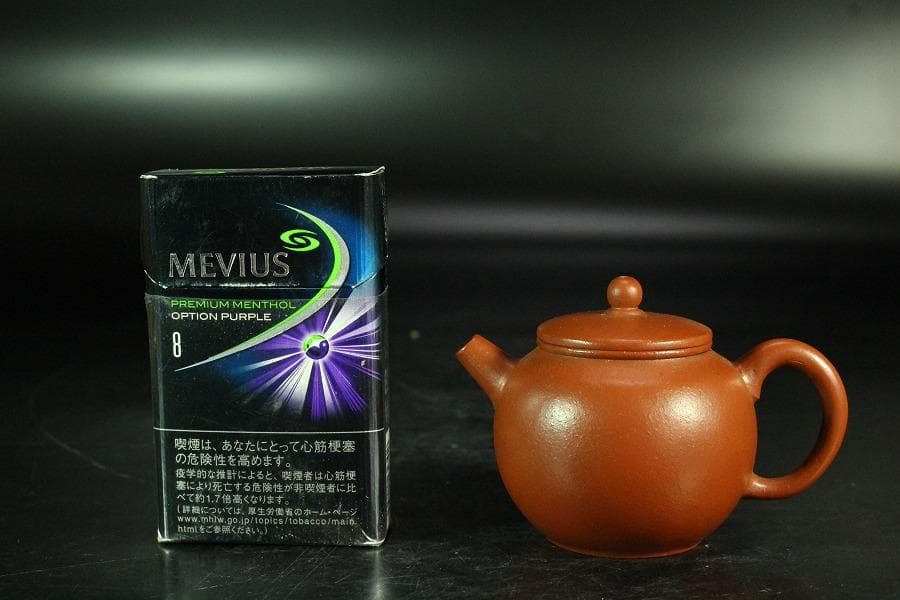 中国美術 煎茶 朱泥 茶器 在印(K-YC691)
