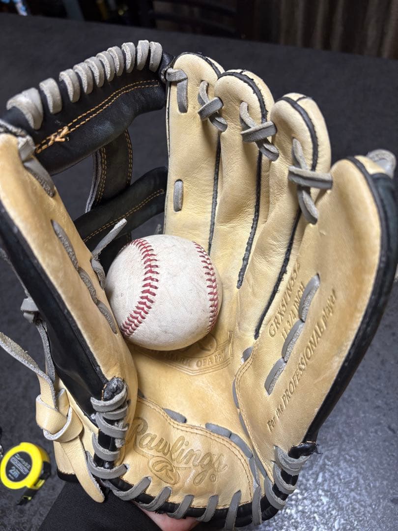 Rawlings 軟式グローブ 右投げ用 ベージュ/黒