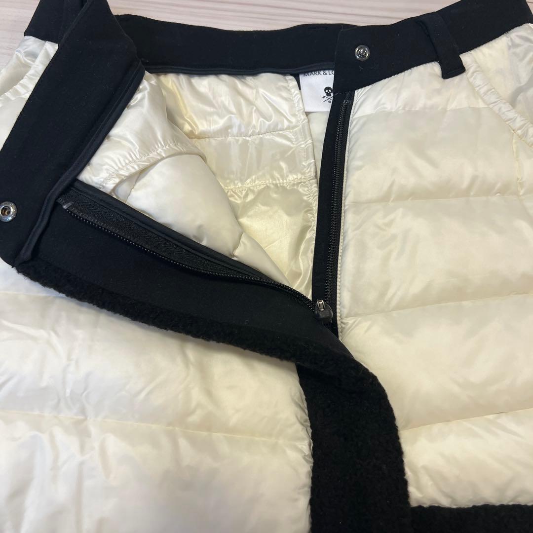 お値下げMARK & LONA ゴルフスカート ホワイト/ブラック　38 美品