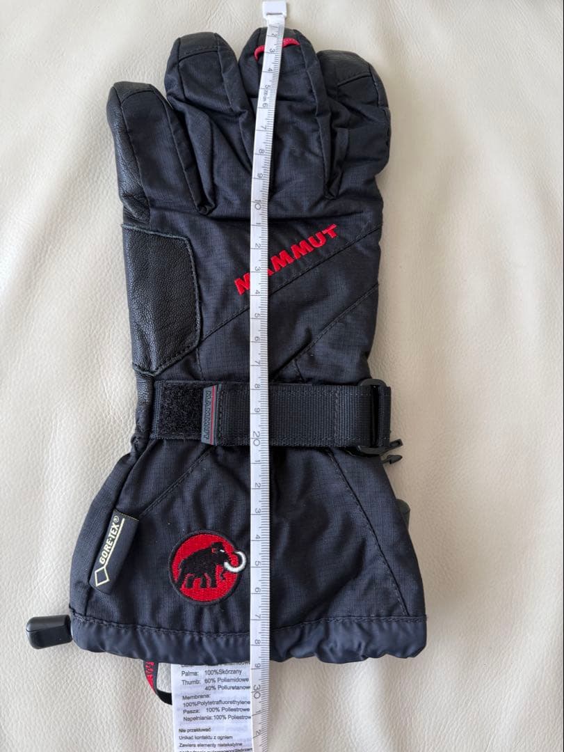 MAMMUT ゴアテックス　男女用　防水保温グローブSインナー手袋付