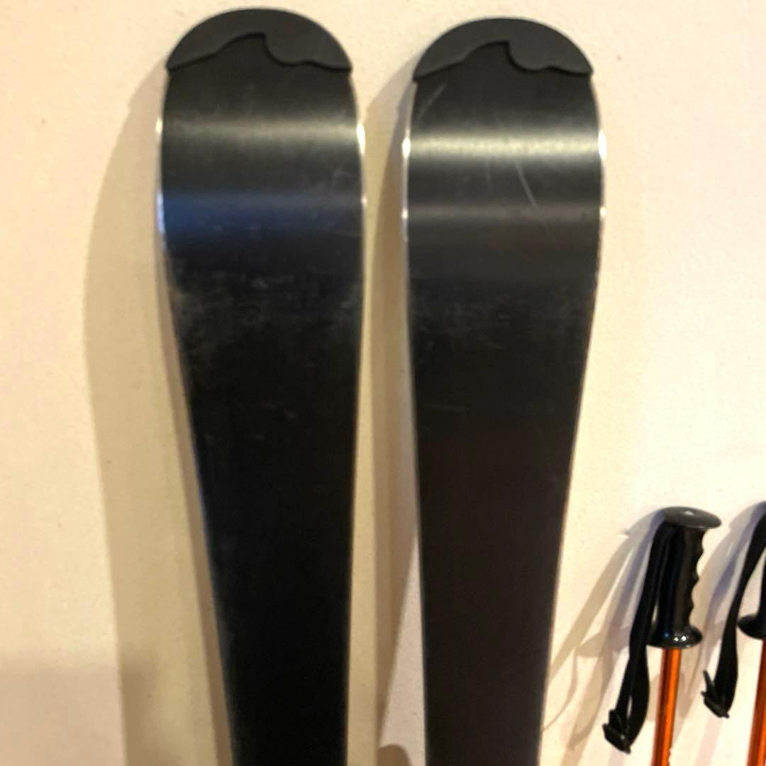 ROSSIGNOL スキー板(ビンディング付き)＆ストック　130㎝