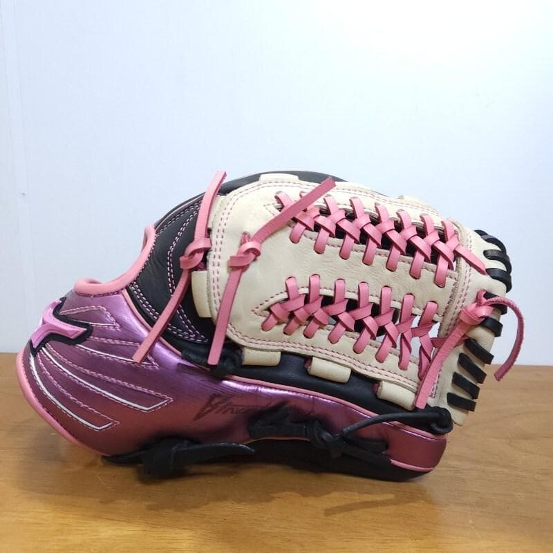ミズノ ブレイブスピリット 限定 メタリックカラー 美品 内野用 軟式グローブ