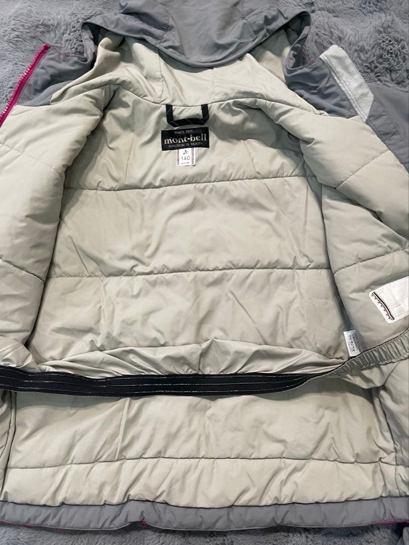 即発送可　mont-bell 子ども用スキーウェア 上下セット　140cm