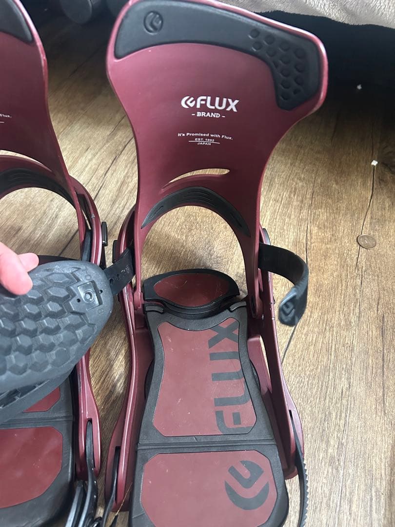 FLUX スノーボードビンディング レッド　DS