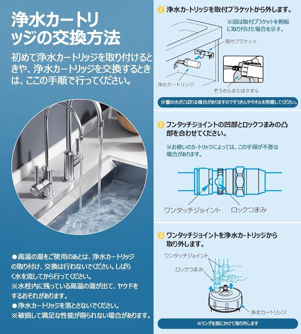 浄水カートリッジ JF-45N 交換用 PFAS/PFOS/PFOA