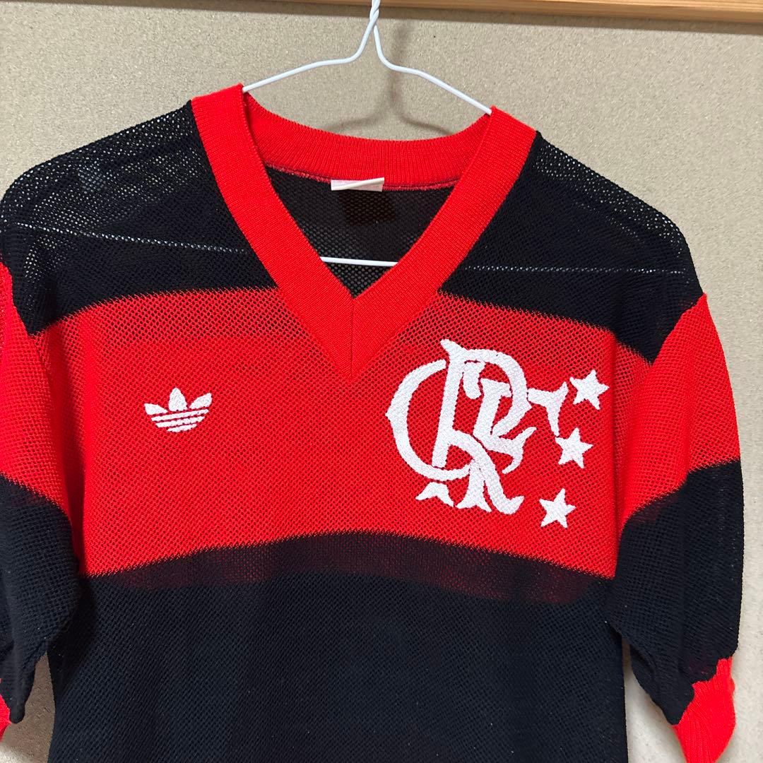 フラメンゴメッシュユニフォームtシャツ古着
