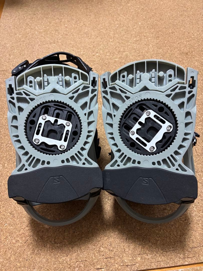 SALOMON スノーボード ビンディング グレー/ブラック/サイズL