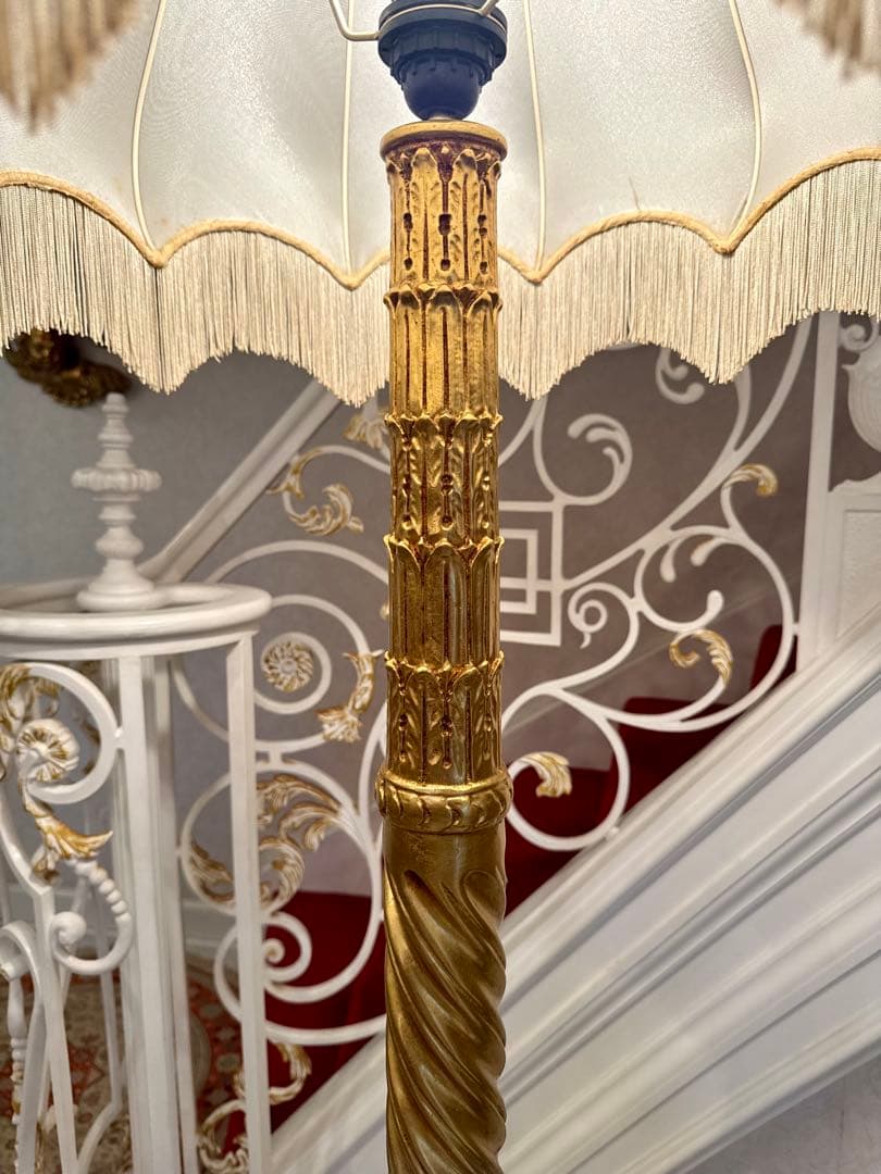 シリック 高さ200cm SILIK イタリア フロアランプ金箔 ゴールド