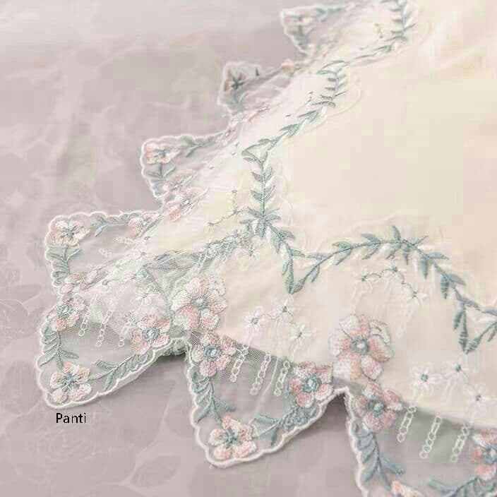 お姫様感 刺繍シングル布団カバー 3点レース寝具セットシーツ 枕カバー付き未3