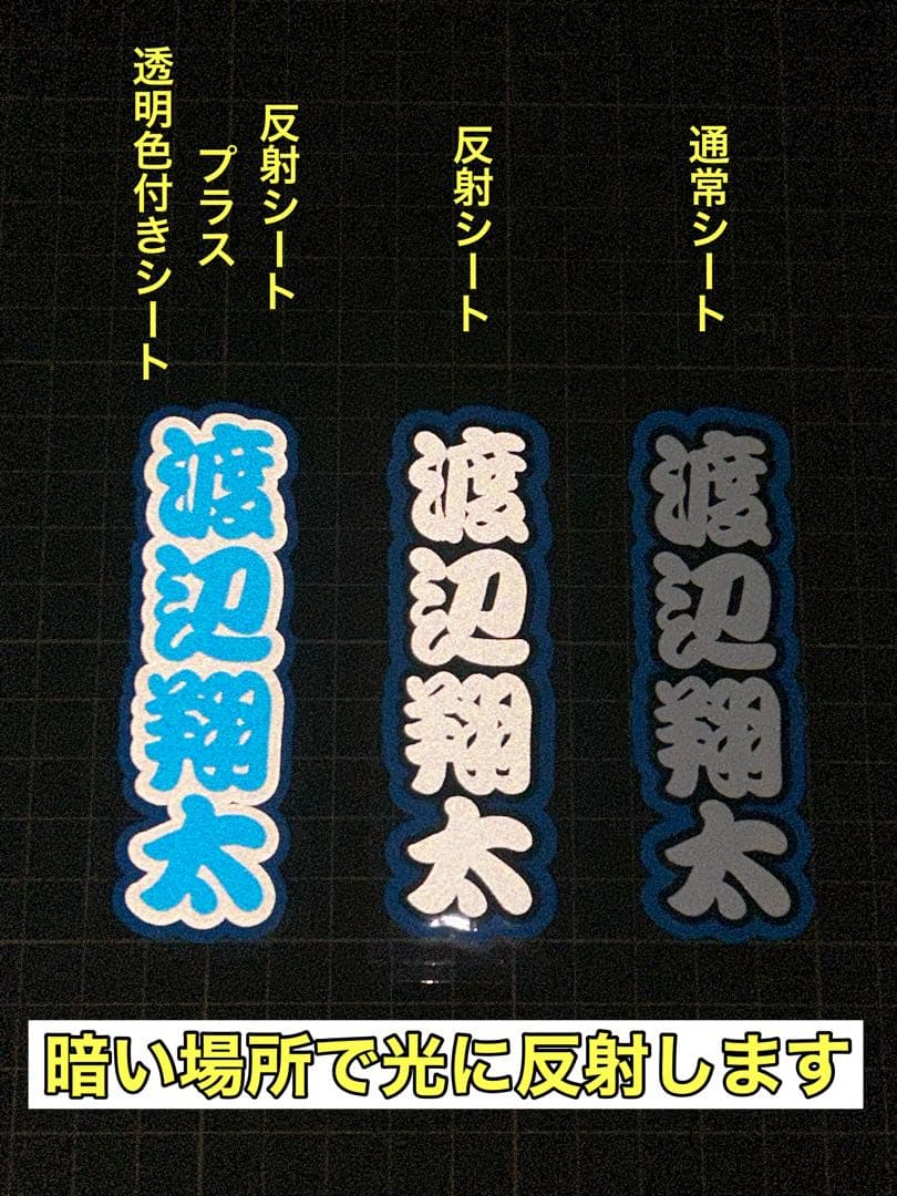 あずよも 　ミニうちわ文字　ステッカー
