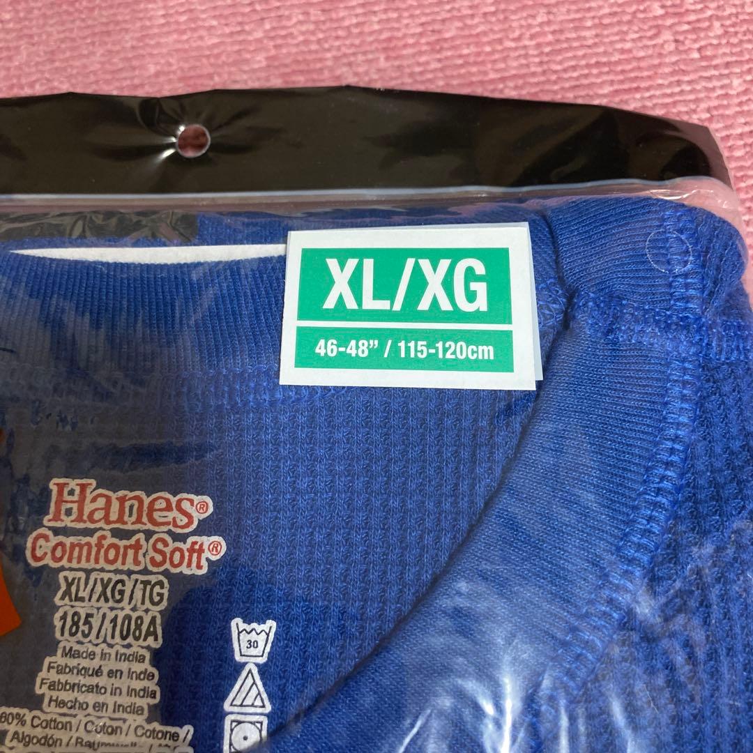 新品未使用XL supreme＆Hanes コラボ長袖Tシャツ　boneサーマル