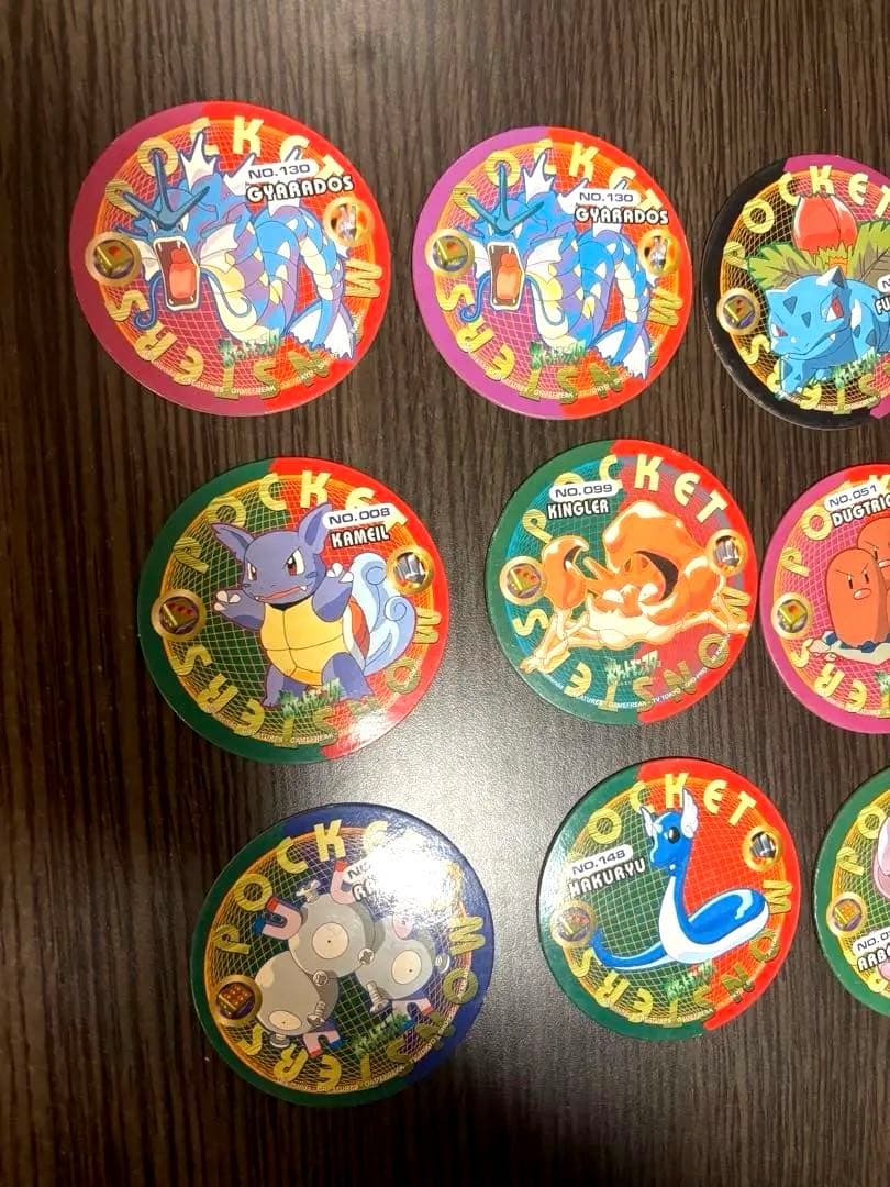ポケモン グッズ メンコ 約90枚 キラ　大量　当時物　まとめ売り　アマダ製