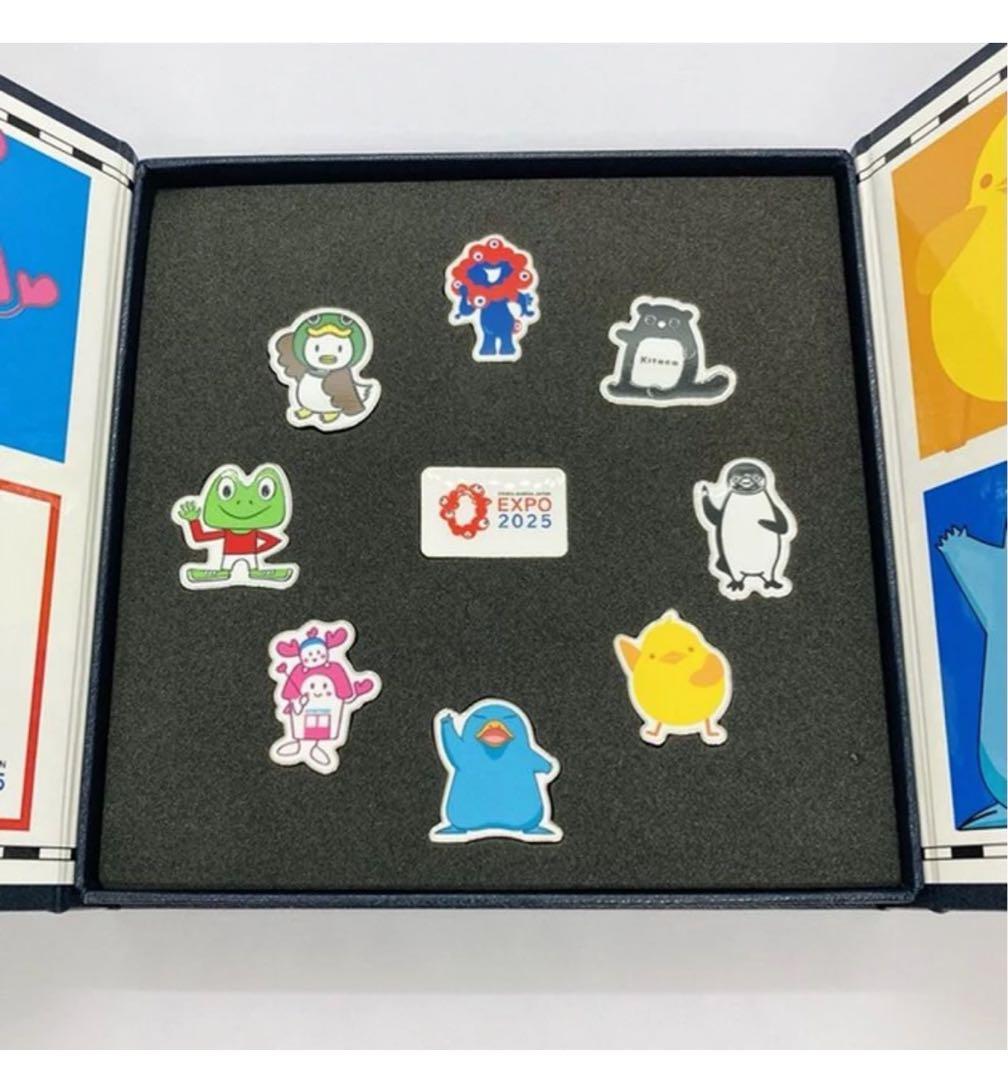 関西　万博　JR 7 Character All Stars ピンバッジセット