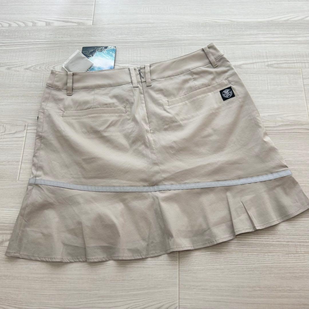 新品　マスターバニーエディション　スカート　フレア　春夏　ストレッチ　ベージュ
