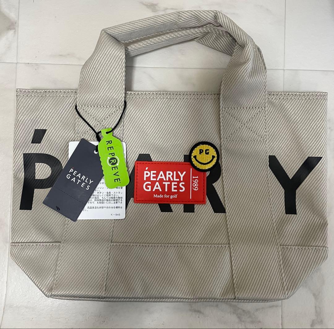 新品タグ付き　PEARLY GATES トートバッグ ベージュ