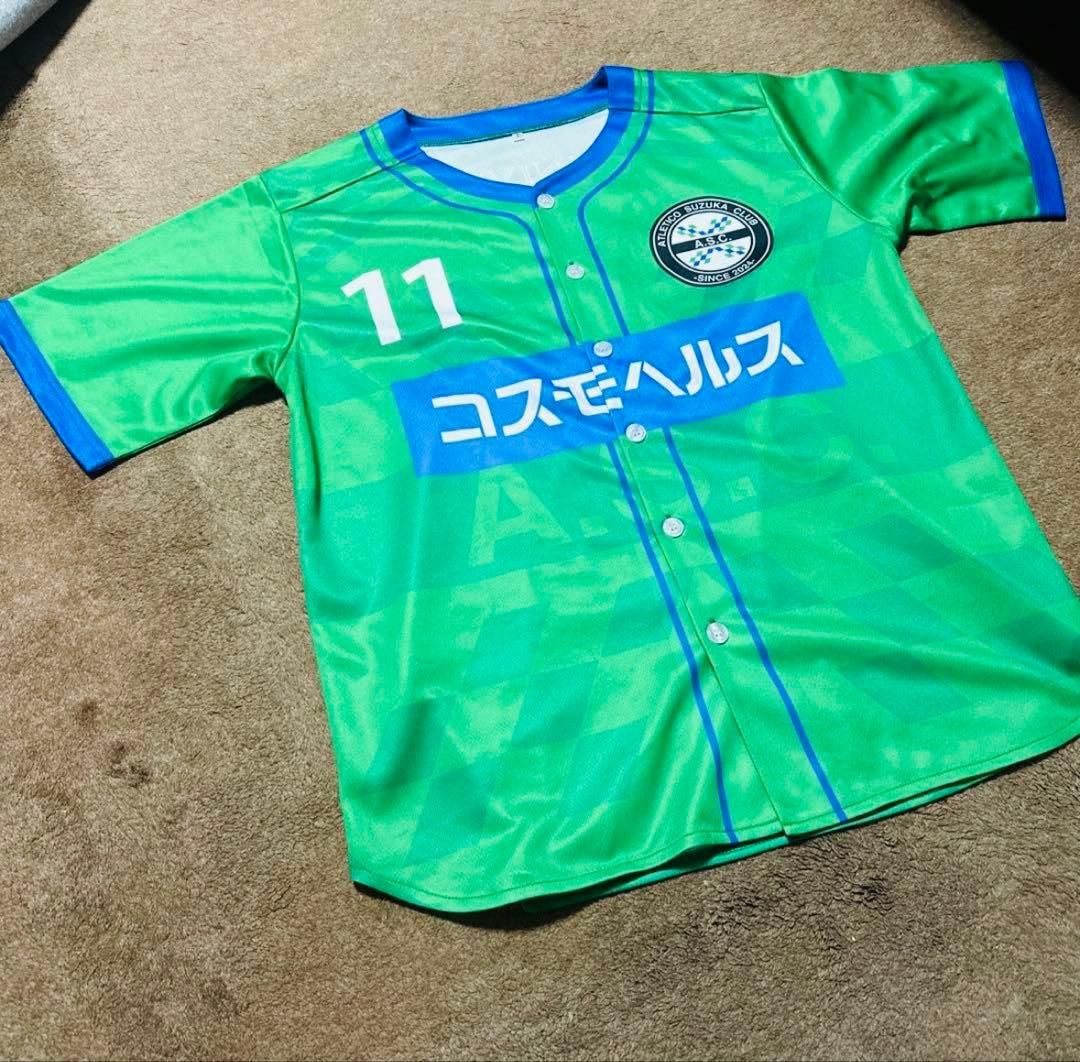 アトレチコ鈴鹿 三浦和良 プロ40周年記念 ベースボールシャツ