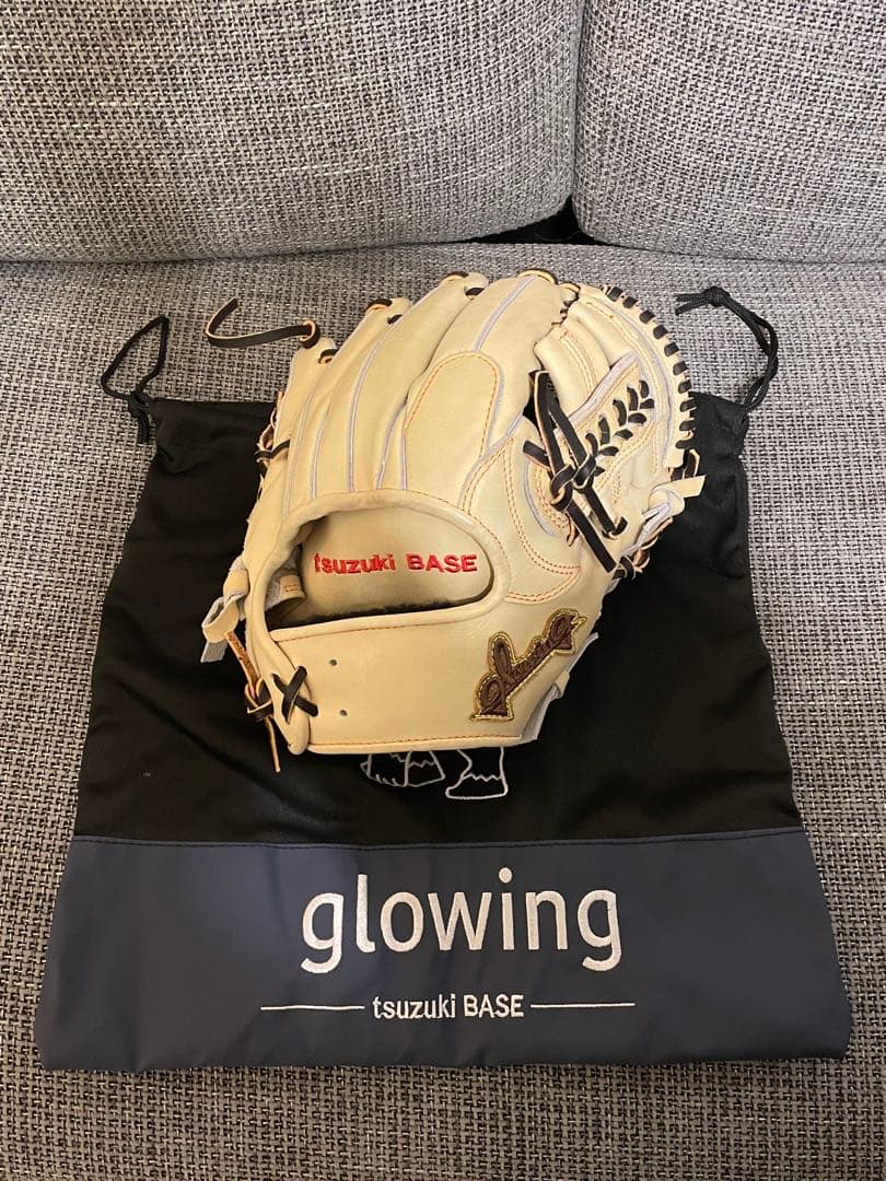 硬式内野グローブ　tsuzuki BASE glowing 【ほぼ新品】